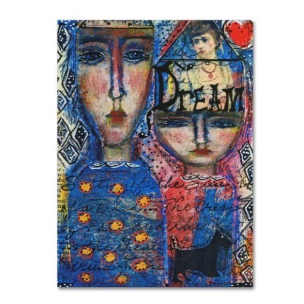 Funked Up Art 'Dream' Canvas Art, 24x32, Trademark Fine Art, Mfr#: ALI12860-C2432GG